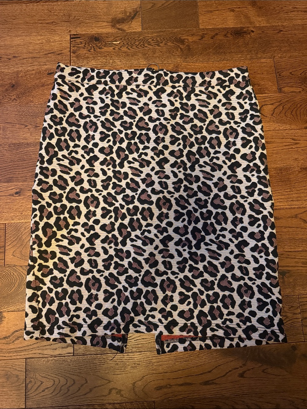 Anthropologie Maeve Leopard Print Pencil Skirt
